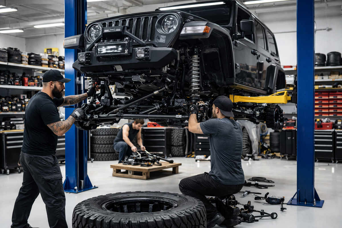 Off-Road Customization Shop service at American Fusion Wheels in Kansas City