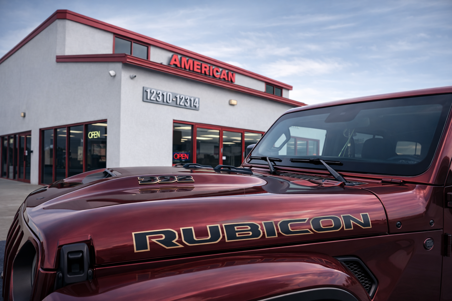 Window tinting on vehicle at American Fusion Wheels Kansas City