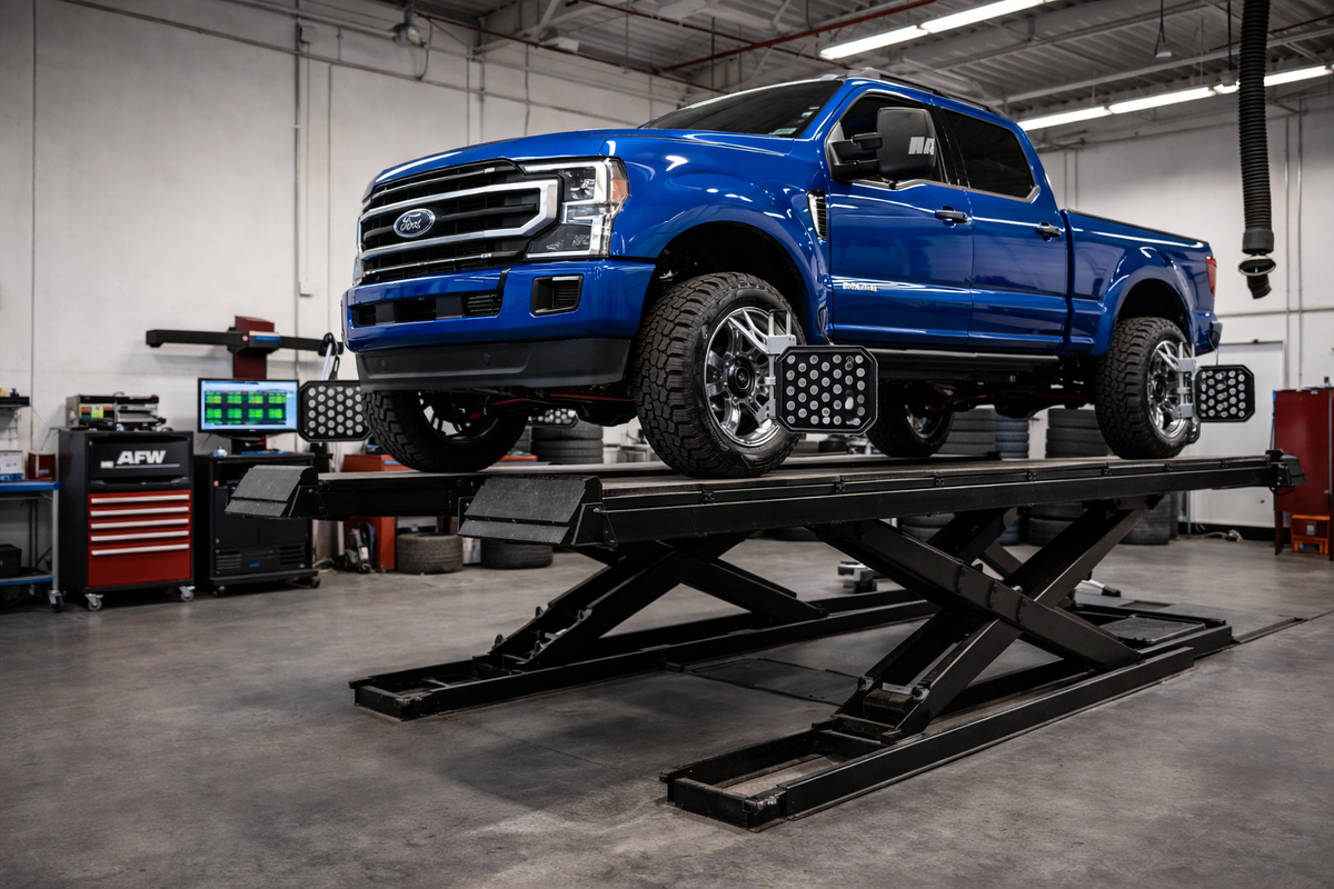 Wheel Alignment service at American Fusion Wheels — Kansas City metro