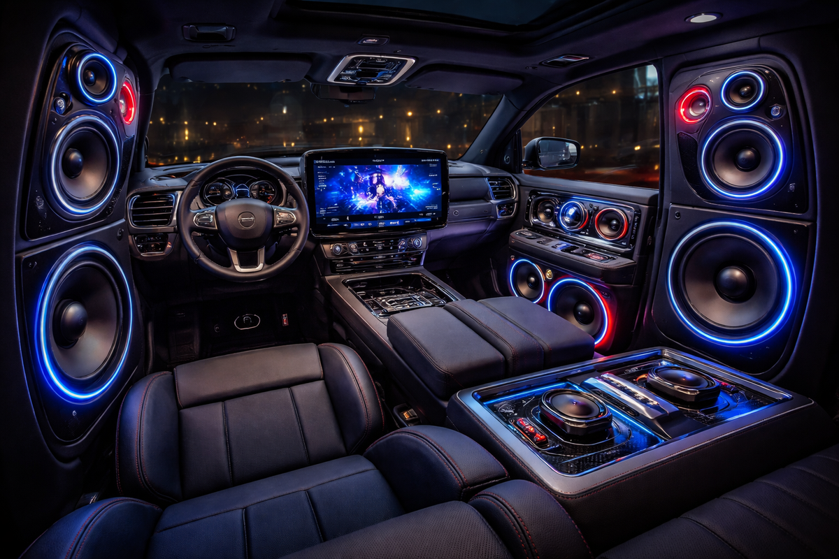 Car Audio & Stereo service at American Fusion Wheels — Kansas City metro