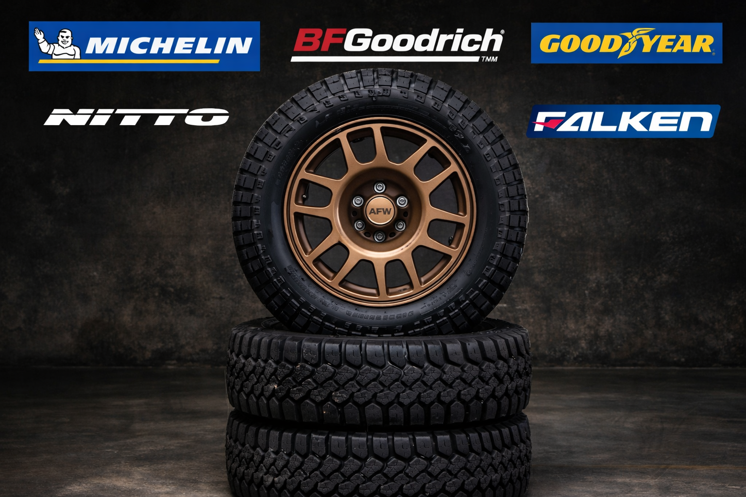 Custom wheel and tire packages for trucks at American Fusion Wheels Kansas City