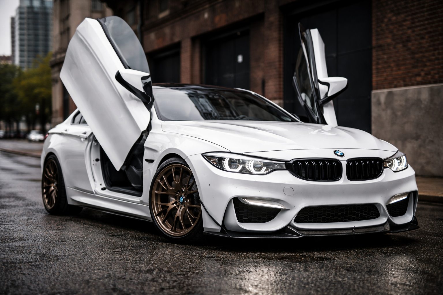 Lambo door conversion in Kansas City