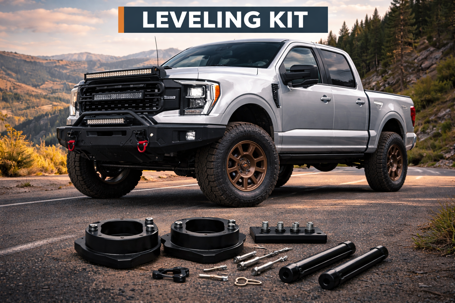 Leveling kit installation in Kansas City